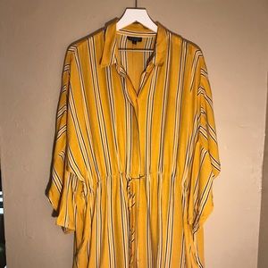 TopShop Striped Mini Tunic Dress